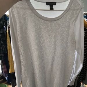 Pea in the Pod White detailed maternity Sweater